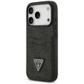 Etui Guess 4G nauble Card Triange na iPhone 18 Pro / 17 Pro - czarne