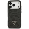 Etui Guess 4G nauble Card Triange na iPhone 18 Pro / 17 Pro - czarne