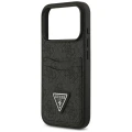 Etui Guess 4G nauble Card Triange na iPhone 18 Pro / 17 Pro - czarne