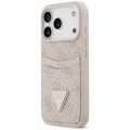 Etui Guess 4G nauble Card Triange na iPhone 18 Pro / 17 Pro - różowe