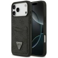 Etui Guess 4G nauble Card Triange na iPhone 18 Pro Max / 17 Pro Max - czarne