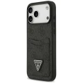 Etui Guess 4G nauble Card Triange na iPhone 18 Pro Max / 17 Pro Max - czarne