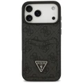 Etui Guess 4G nauble Card Triange na iPhone 18 Pro Max / 17 Pro Max - czarne