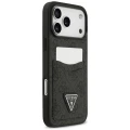 Etui Guess 4G nauble Card Triange na iPhone 18 Pro Max / 17 Pro Max - czarne