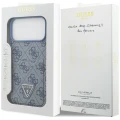 Etui Guess 4G nauble Card Triange na iPhone 18 Pro Max / 17 Pro Max - niebieskie