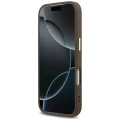 Etui Guess 4G Strap 4G Classic Logo Metal Trims na iPhone 18 Pro / 17 Pro-  brązowe
