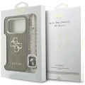 Etui Guess 4G Strap 4G Classic Logo Metal Trims na iPhone 18 Pro / 17 Pro-  brązowe