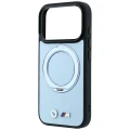 Etui BMW Kevlar Ring Stand 360 MagSafe na iPhone 18 Pro / 17 Pro - niebieskie