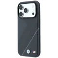 Etui BMW M Tire Track with Silver Line MagSafe na iPhone 18 Pro Max / 17 Pro Max - grafitowe