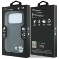 Etui BMW M Tire Track with Silver Line MagSafe na iPhone 18 Pro Max / 17 Pro Max - grafitowe