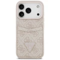 Etui Guess 4G nauble Card Triangle na iPhone 18 Pro Max / 17 Pro Max - różowe