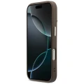 Etui Guess 4G PU Triangle Logo & Stand Camera Magsafe na iPhone 18 Pro Max / 17 Pro Max - brązowe