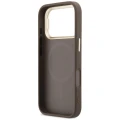 Etui Guess 4G PU Triangle Logo & Stand Camera Magsafe na iPhone 18 Pro Max / 17 Pro Max - brązowe