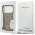 Etui Guess 4G PU Triangle Logo & Stand Camera Magsafe na iPhone 18 Pro Max / 17 Pro Max - brązowe