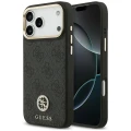 Etui Guess 4G Strass Logo MagSafe na iPhone 18 Pro Max / 17 Pro Max - czarne