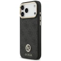 Etui Guess 4G Strass Logo MagSafe na iPhone 18 Pro Max / 17 Pro Max - czarne