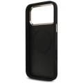 Etui Guess 4G Triangle Logo MagSafe na iPhone 18 Pro Max / 17 Pro Max czarny - złote