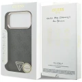Etui Guess 4G Triangle Logo MagSafe na iPhone 18 Pro Max / 17 Pro Max czarny - złote