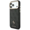 Etui Guess 4G z portfelem Magsafe na iPhone 18 Pro Max / 17 Pro Max - czarne