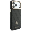Etui Guess 4G z portfelem Magsafe na iPhone 18 Pro Max / 17 Pro Max - czarne