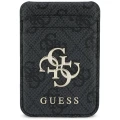 Etui Guess 4G z portfelem Magsafe na iPhone 18 Pro Max / 17 Pro Max - czarne
