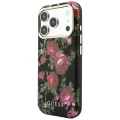 Etui Guess Blossom Roses Print MagSafe na iPhone 18 Pro / 17 Pro - czarne