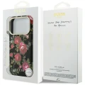 Etui Guess Blossom Roses Print MagSafe na iPhone 18 Pro Max / 17 Pro Max - czarne