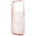 Etui Guess IML Flower & Tonal Circle MagSafe na iPhone 18 Pro Max / 17 Pro Max - różowe