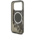 Etui Guess IML Flowers Pearl Strap MagSafe na iPhone 18 Pro / 17 Pro - czarne