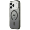Etui Guess IML Gradient Triangle Logo MagSafe na iPhone 18 Pro Max / 17 Pro Max - czarne