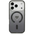 Etui Guess IML Gradient Triangle Logo MagSafe na iPhone 18 Pro Max / 17 Pro Max - czarne