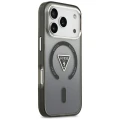 Etui Guess IML Gradient Triangle Logo MagSafe na iPhone 18 Pro Max / 17 Pro Max - czarne