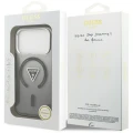 Etui Guess IML Gradient Triangle Logo MagSafe na iPhone 18 Pro Max / 17 Pro Max - czarne