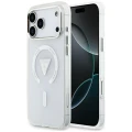 Etui Guess IML Gradient Triangle Logo MagSafe na iPhone 18 Pro Max / 17 Pro Max - przezroczyste
