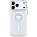 Etui Guess IML Gradient Triangle Logo MagSafe na iPhone 18 Pro Max / 17 Pro Max - przezroczyste