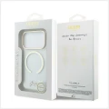 Etui Guess IML Script Metal MagSafe na iPhone 18 Pro / 17 Pro - przezroczyste
