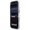 Etui Guess IML Script Metal MagSafe na iPhone 18 Pro Max / 17 Pro Max - przezroczyste