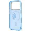 Etui Karl Lagerfeld Peekaboo Logo MagSafe na iPhone 18 Pro Max / 17 Pro Max - niebieskie