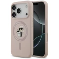 Etui Karl Lagerfeld Silicone Karl&Choupette Ring MagSafe na iPhone 18 Pro / 17 Pro - czarne