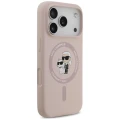Etui Karl Lagerfeld Silicone Karl&Choupette Ring MagSafe na iPhone 18 Pro / 17 Pro - czarne