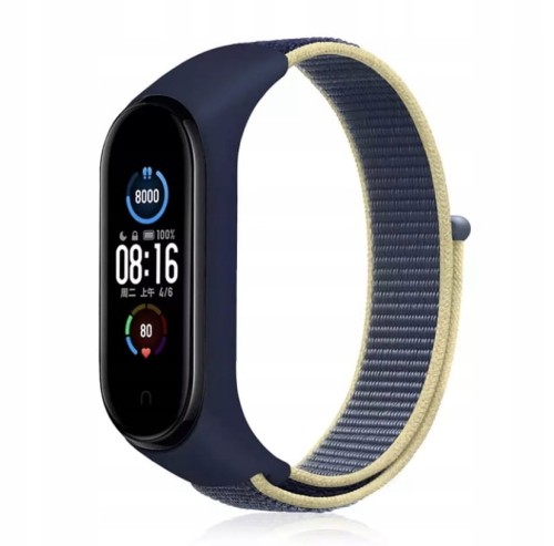 PASEK DO XIAOMI MI BAND 3/4/5/6/7 OPASKA NYLONOWA DO SMARTBAND - ALASKAN