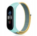 PASEK DO XIAOMI MI BAND 3/4/5/6/7 OPASKA NYLONOWA DO SMARTBAND - ŚWIATŁO SŁOŃCA