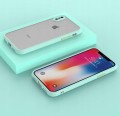 ETUI DO IPHONE X/XS MATOWE CASE – OCHRONA APARATU I WZMOCNIONA OSŁONA, TURKUSOWY