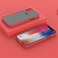 ETUI DO IPHONE XS MAX MATOWE CASE – OCHRONA APARATU I WZMOCNIONA OSŁONA, CZERWONY