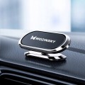 Wozinsky samoprzylepny magnetyczny uchwyt samochodowy 360 na deskę rozdzielczą srebrny