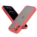 ETUI DO IPHONE 12 MATOWE CASE – OCHRONA APARATU I WZMOCNIONA OSŁONA, CZERWONY