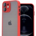 ETUI DO IPHONE 12 MATOWE CASE – OCHRONA APARATU I WZMOCNIONA OSŁONA, CZERWONY