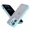 ETUI DO IPHONE 12 MINI  MATOWE CASE – OCHRONA APARATU I WZMOCNIONA OSŁONA, TURKUSOWY