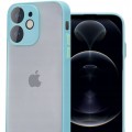 ETUI DO IPHONE 12 MINI  MATOWE CASE – OCHRONA APARATU I WZMOCNIONA OSŁONA, TURKUSOWY