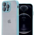 ETUI DO IPHONE 12 PRO MATOWE CASE – OCHRONA APARATU I WZMOCNIONA OSŁONA, TURKUSOWY